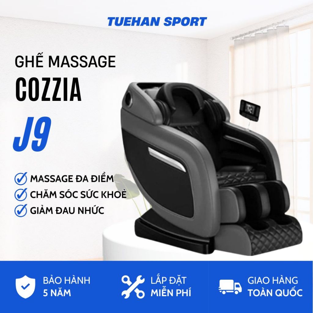 Ghế Massage Toàn Thân Cozzia J9 Con Lăn 4D Zero Gravity