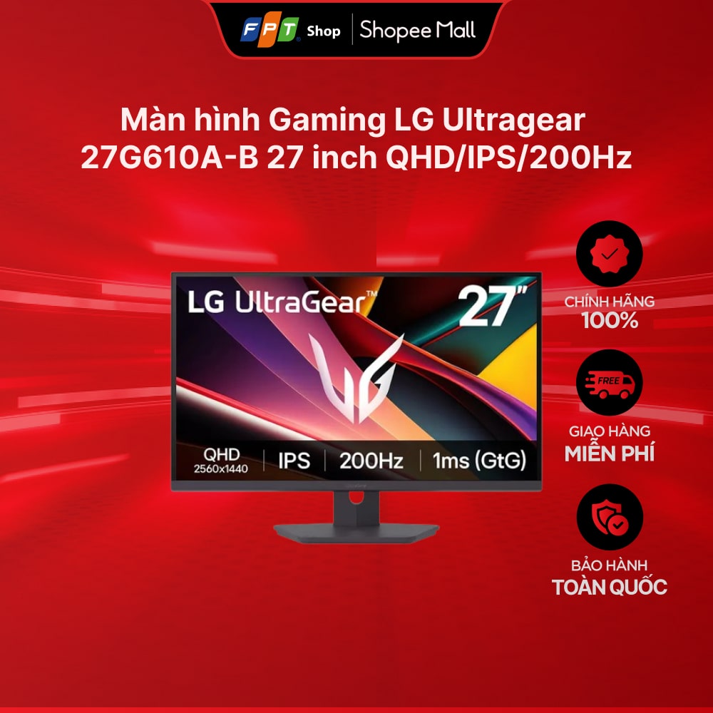 Màn hình Gaming LG UltraGear 27G610A-B 27 inch QHD