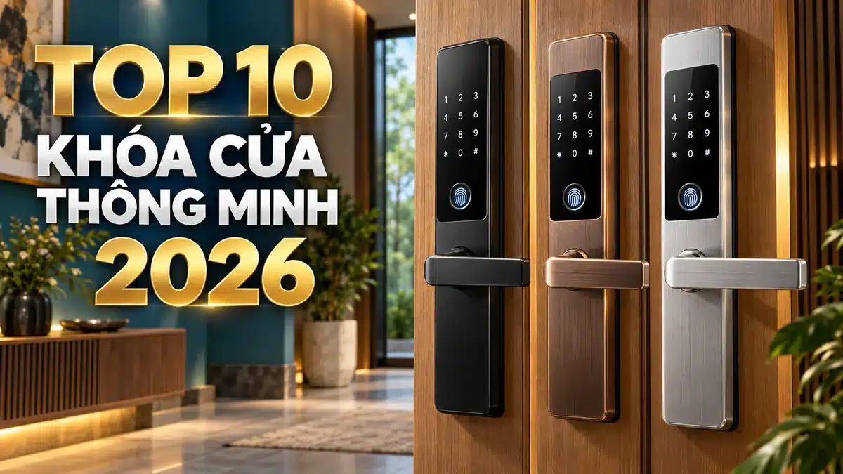 Top 10 Khóa Cửa Thông Minh Cao Cấp Bán Chạy Nhất Trên Shopee 2026 (Review & So Sánh) | Best Premium Smart Door Locks in Vietnam