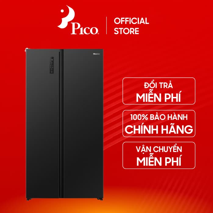 Tủ lạnh Side by Side Hisense Inverter 544L RS708N4EBN tiết kiệm điện