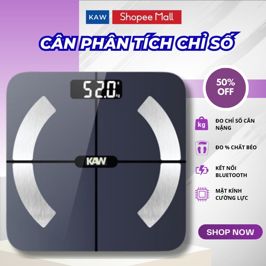 KAW Smart Body Analysis - cân sức khỏe điện tử