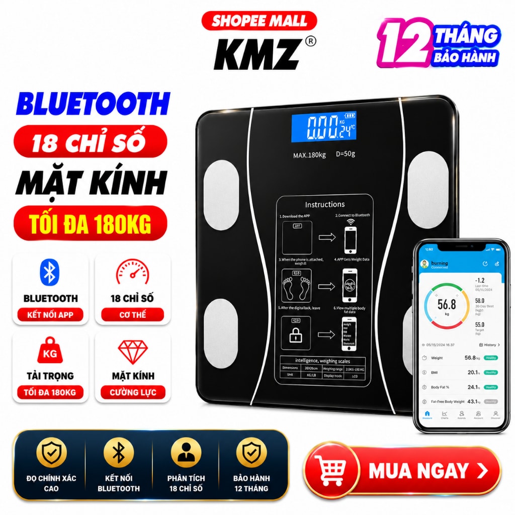 KMZ BL998 InBody - cân sức khỏe điện tử