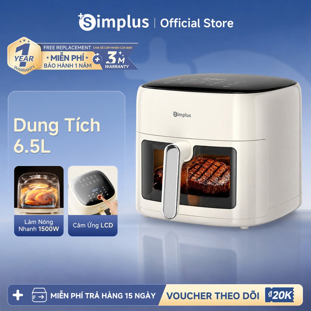 Nồi chiên không dầu Simplus KQZG018 6.5L