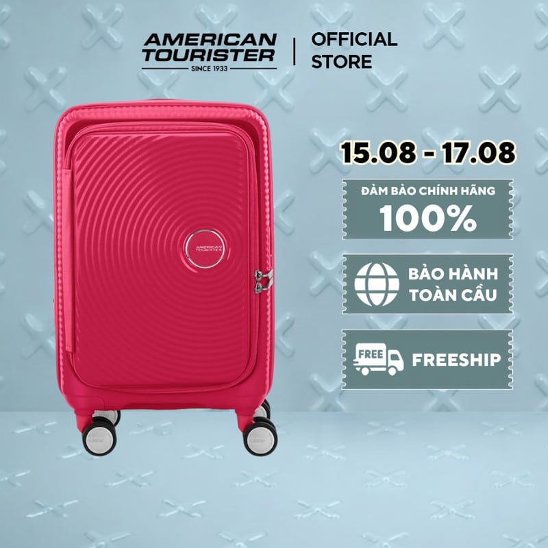 Vali kéo American Tourister Curio BO V2 vỏ PP siêu bền khoá TSA