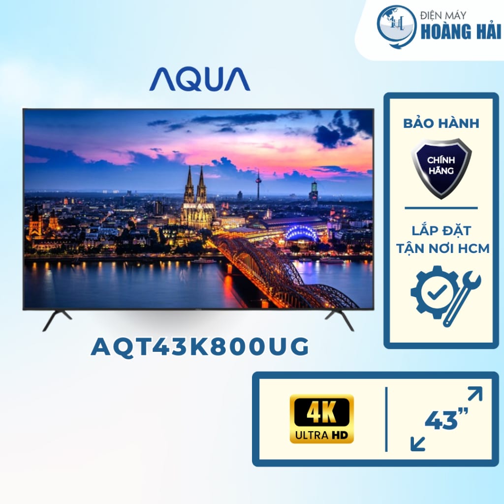 Android Tivi Aqua 4K 43 inch AQT43K800UG
