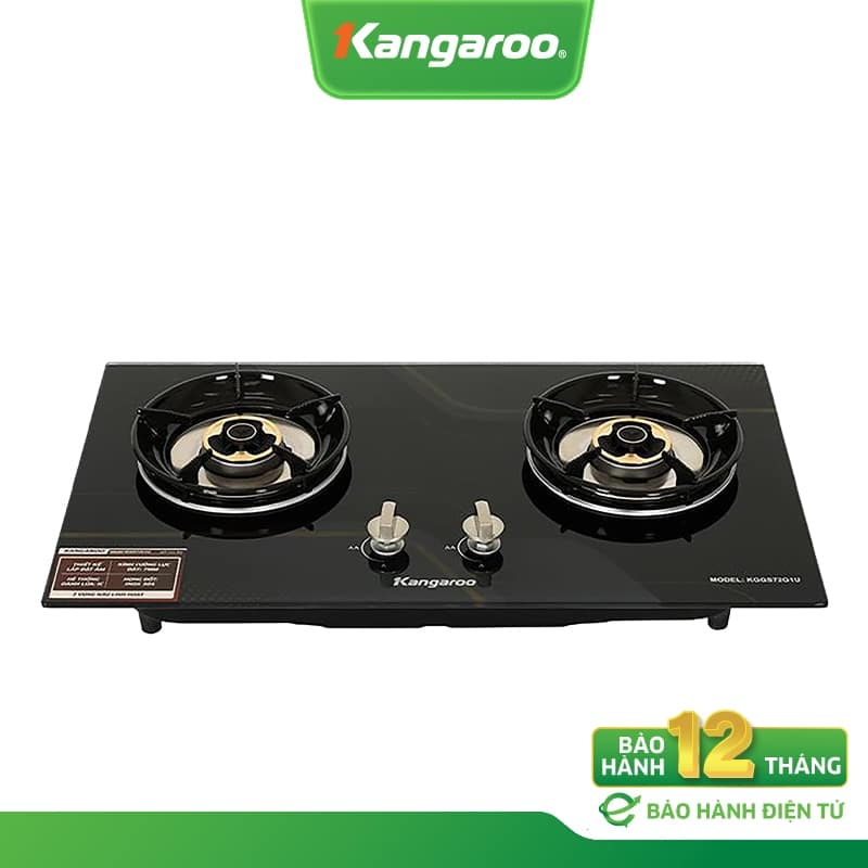 Bếp gas âm đôi Kangaroo KGGS72G1U 2 vùng nấu bảo hành tại nhà
