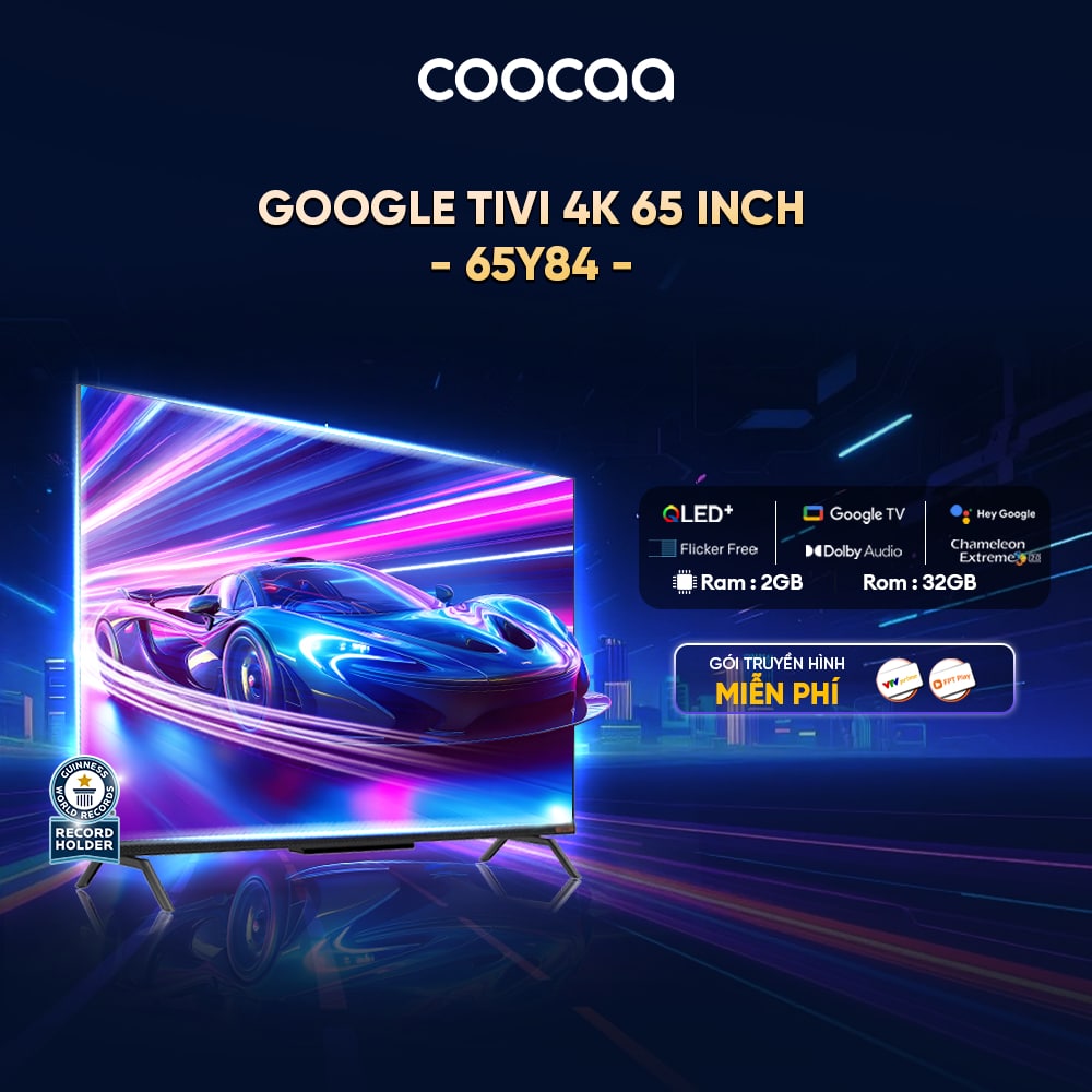 Google Tivi Coocaa 4K 65 inch