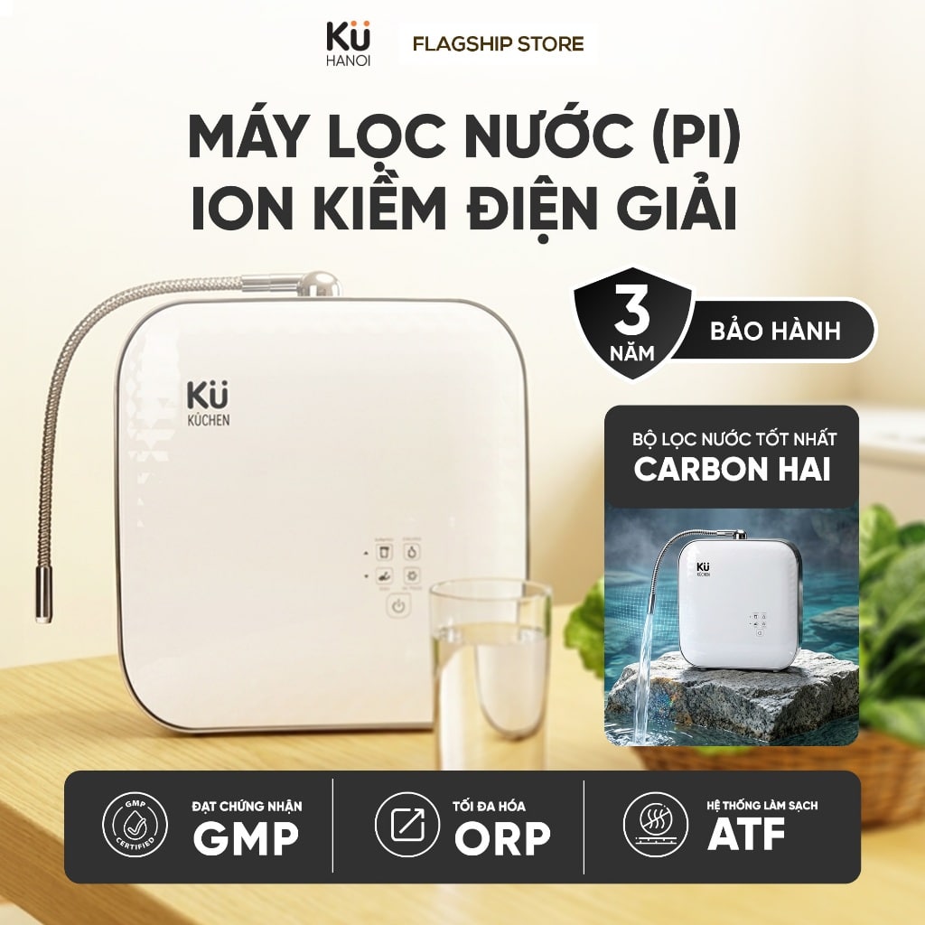 Máy lọc nước điện giải ion kiềm Kuchen S7 nước Pi giàu Hydrogen - giá 45.000.000₫ trên Shopee
