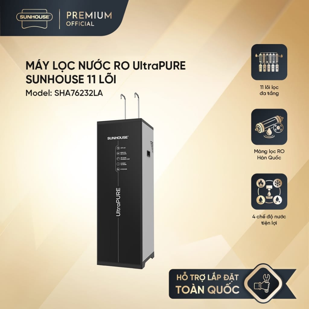 Máy lọc nước ion kiềm Sunhouse UltraPURE hỗ trợ lắp đặt tận nhà - giá 7.490.000₫ trên Shopee