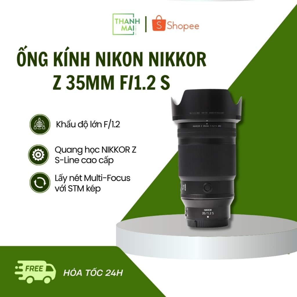Ống kính Nikon Nikkor Z 35mm F/1.2 S