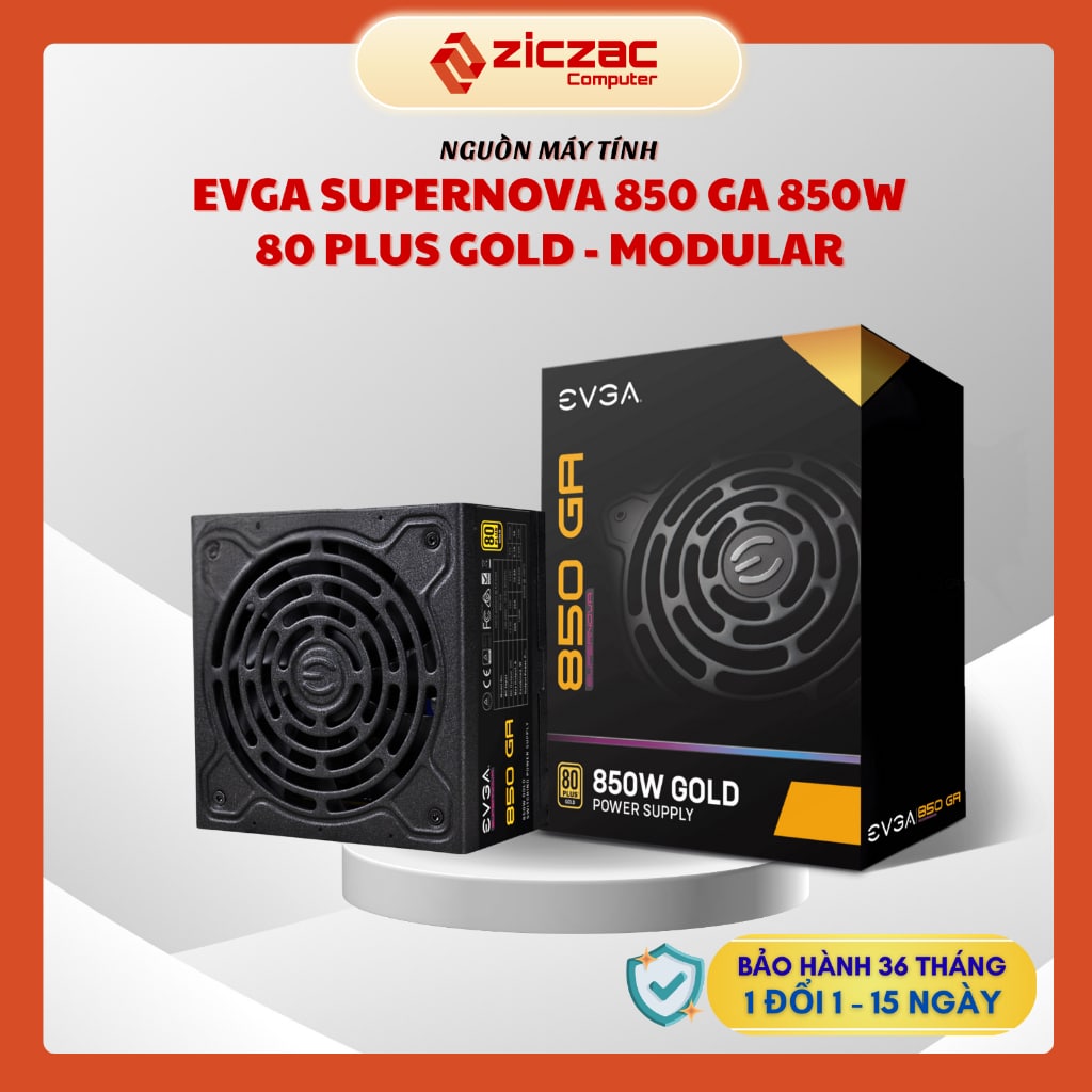 Nguồn máy tính EVGA SuperNOVA GA 650–850W 80+ Gold