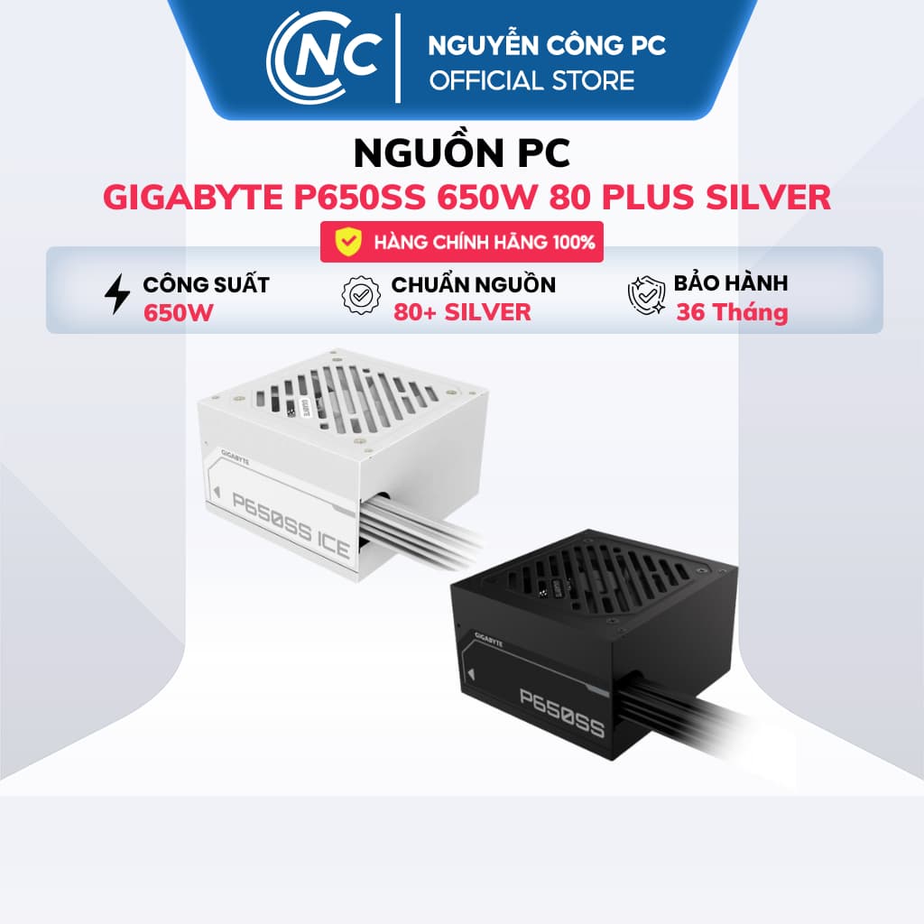 Nguồn máy tính Gigabyte P650SS 650W 80+ Silver