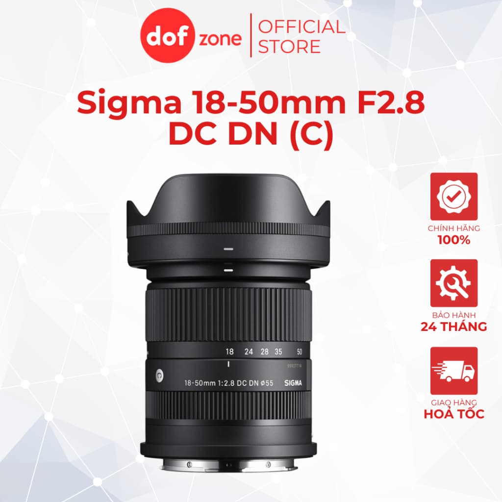 Ống kính Sigma 18-50mm F/2.8 DC DN Contemporary Chính Hãng
