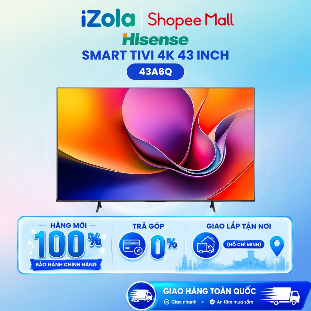 Smart Tivi Hisense 4K 43 inch 43A6Q
