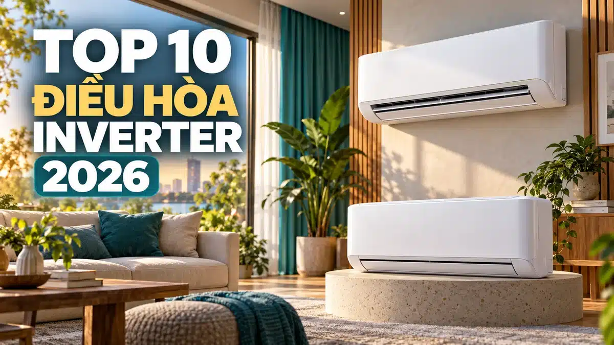 Top 10 Điều Hòa Inverter Cao Cấp Đáng Mua Nhất 2026 | Đánh Giá Chi Tiết