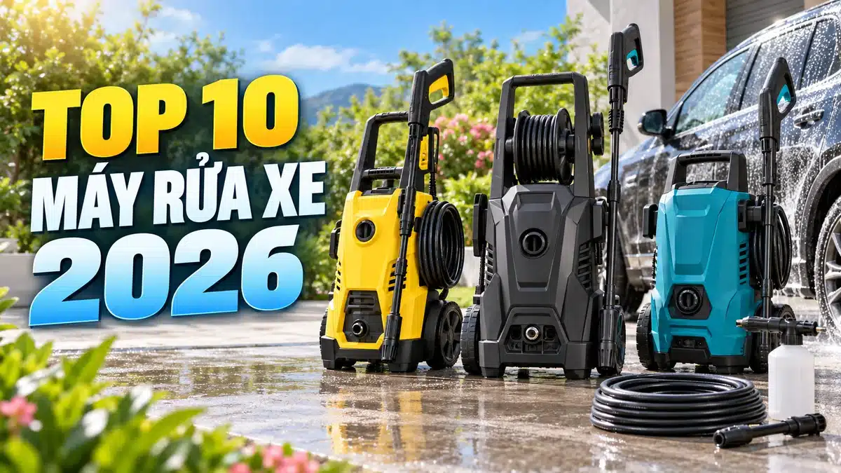Top 10 Máy Rửa Xe Áp Lực Cao Bán Chạy Nhất Trên Shopee 2026 (Review & So Sánh Chi Tiết) | Best High-Pressure Car Washers in Vietnam