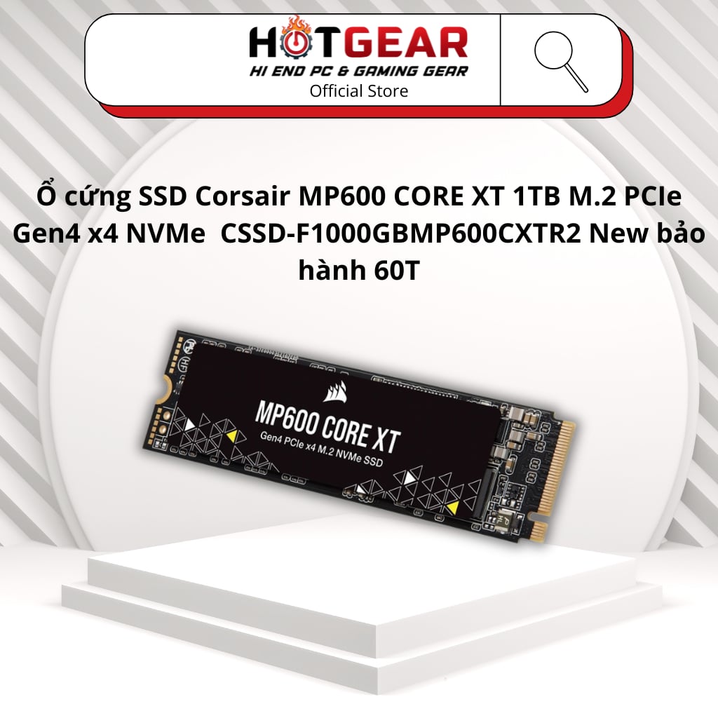 Ổ cứng SSD Corsair MP600 CORE XT 1TB M.2 NVMe PCIe Gen4