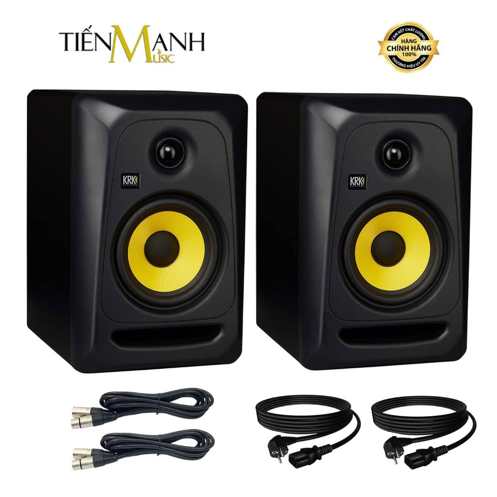Loa kiểm âm KRK Classic 5 CL5G3 5 inch màu vàng đặc trưng