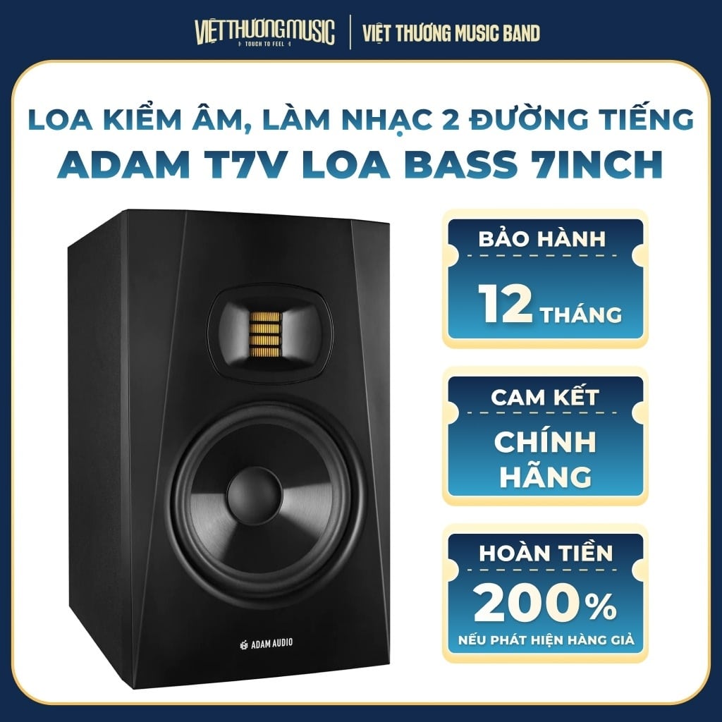 Loa kiểm âm ADAM Audio T7V 7 inch với tweeter ribbon U-ART