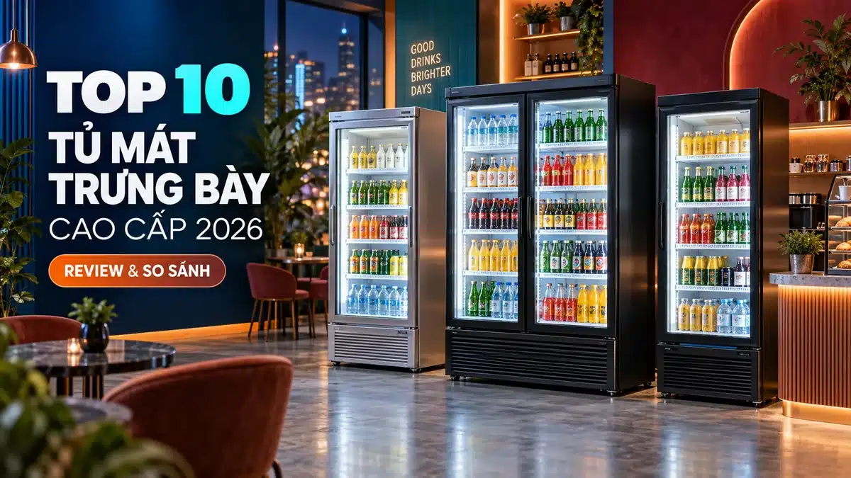Top 10 Tủ Mát Trưng Bày Đồ Uống Cao Cấp Bán Chạy Nhất Trên Shopee 2026 (Review & So Sánh) | Best Premium Display Coolers in Vietnam
