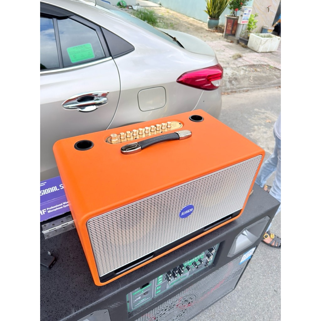 Loa Kéo Xách Tay Karaoke Alokio V22 Cao Cấp Chính Hãng Công Suất Lớn